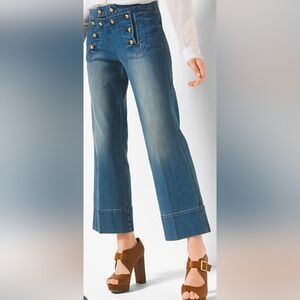 Michael Kors Cropped Sailor Jeans